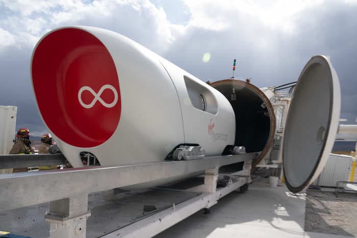 Hyperloop pod carries two humans through a tube at over 160 kmph for the first time ever