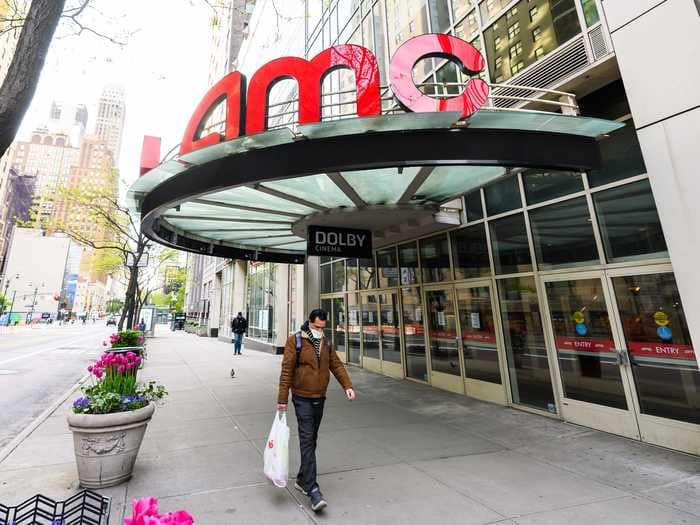 AMC is up 80% as movie-theater stocks stocks surge after Pfizer says its COVID-19 vaccine is effective