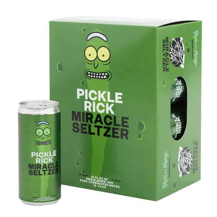 A new 'Pickle Rick Miracle Seltzer' just launched as a nod to one of the most infamous episodes of 'Rick & Morty'