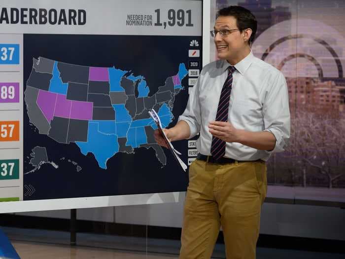 Sales of Gap's khaki pants almost doubled after MSNBC 'chartthrob' Steve Kornacki wore them for his election-week coverage