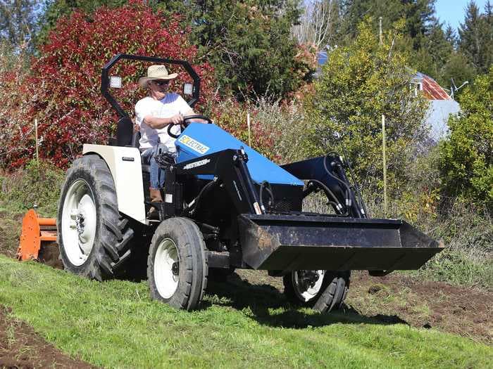 This $45,000 electric tractor joins a growing segment of eco-friendly work vehicles — see the "eUtility"