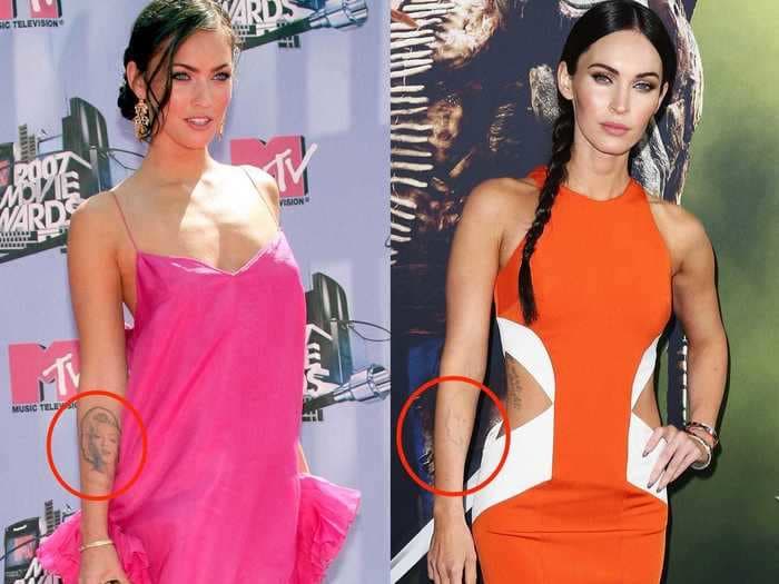 22 times celebrities had to cover up their regrettable tattoos