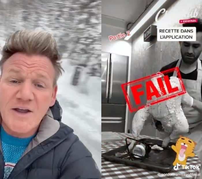 Gordon Ramsay roasted a TikTok chef who cooked his turkey on a can of Guinness