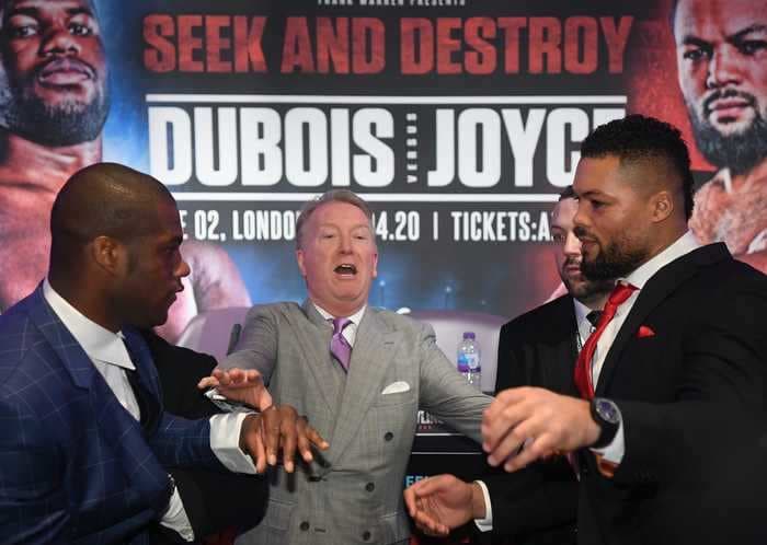 Stakes are high in Daniel Dubois and Joe Joyce's heavyweight bout, the biggest British fight of pandemic according to promoter Frank Warren says