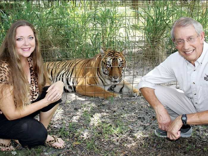 A volunteer at Carole Baskin's Big Cat Rescue was left seriously injured after being bitten by a tiger