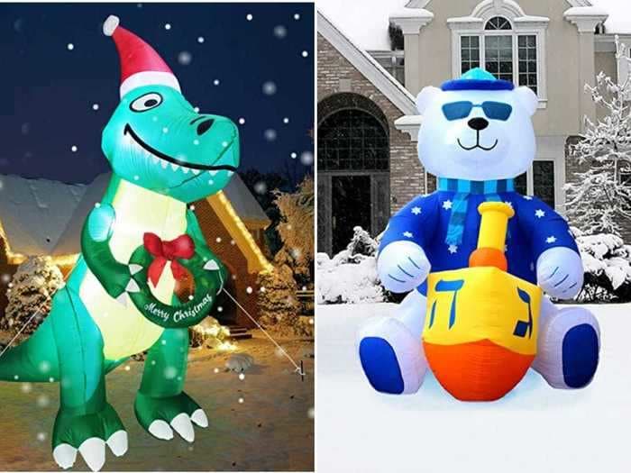 15 of the wildest, most over-the-top giant Christmas inflatables you can find at Home Depot, Amazon, and Ace Hardware right now