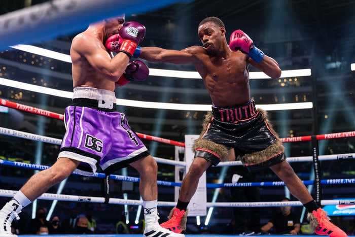 Errol Spence Jr. writes the boxing comeback tale of the year as he wins gloriously a year after wrecking his Ferrari at high-speed