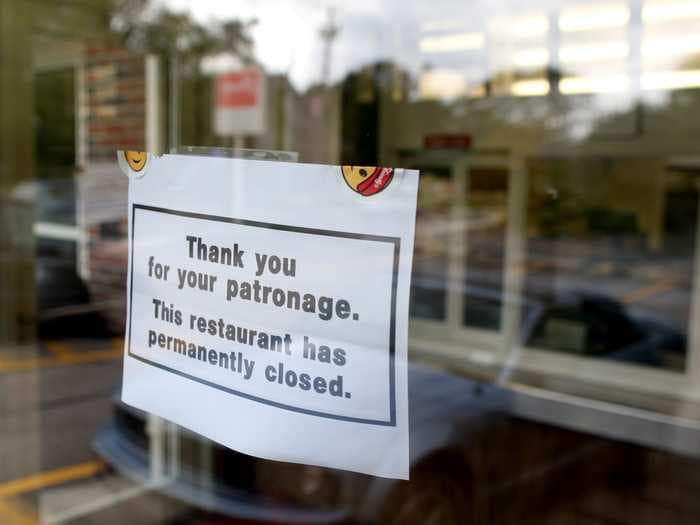 Roughly 17% of US restaurants have permanently shut down since the start of the pandemic as industry leaders warn of an 'unprecedented economic decline'