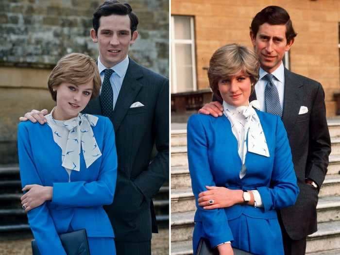 The true story behind Princess Diana's iconic engagement ring shown on 'The Crown'