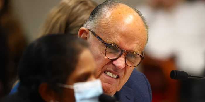 Rudy Giuliani says 'you can overdo the mask' while in hospital for COVID-19 after ignoring mask-wearing and social distancing guidelines