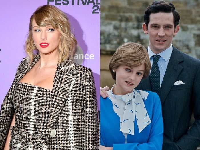 Taylor Swift's fans think she wrote an 'Evermore' song after watching Prince Charles and Princess Diana's story arc on 'The Crown'