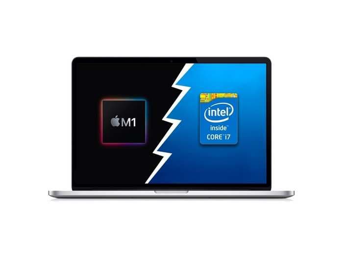 Comparing the Apple m1 MacBook vs the Intel MacBook