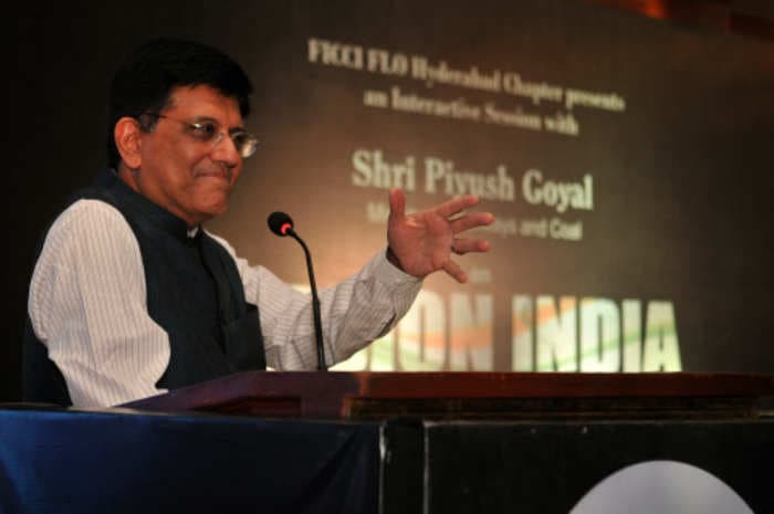 Piyush Goyal invites foreign investors to India citing $40 billion in FDI between April and September