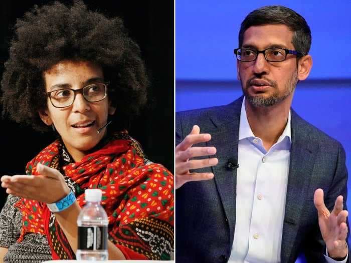 Former Google AI researcher Timnit Gebru accused Sundar Pichai of glossing over her dismissal with a non-apology designed to make the company look good