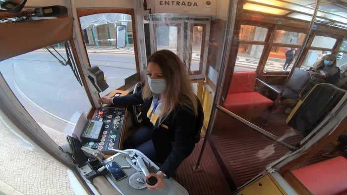 What it's like in the driver seat of Lisbon's iconic, century-old wooden trams