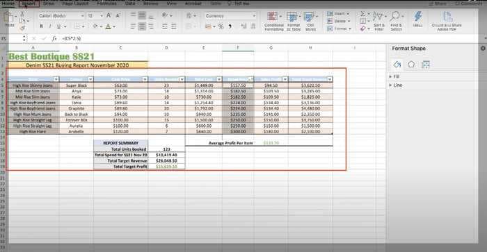 How to make a bar graph in Excel to visually represent your dataset