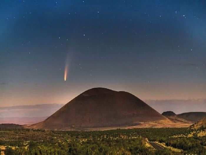 Astronomer discovers rare comet near the sun during total solar eclipse