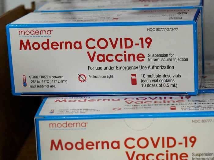 Photos show the first batches of Moderna's coronavirus vaccine being packaged and shipped across the US