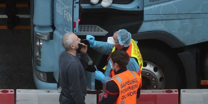 Britain is sending 800 military personnel to its border with France as it tries to break the logjam of truck drivers stranded by COVID-19 restrictions