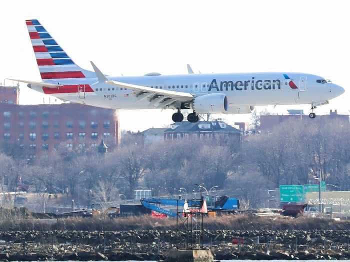 American Airlines just completed the Boeing 737 Max's first passenger flight in the US since March 2019