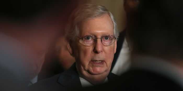 Mitch McConnell says the Senate will consider Trump's demand for $2,000 stimulus checks but rejects initial vote