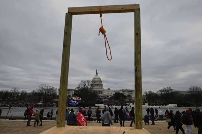Nooses spotted as pro-Trump rioters spark chaos and lawlessness on Capitol Hill