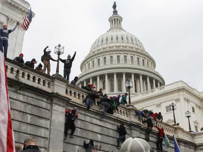 US stock futures climb and bonds fall as investors look through Congress protest chaos towards Joe Biden stimulus