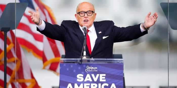 Rudy Giuliani called for 'trial by combat' before Trump supporters stormed the Capitol