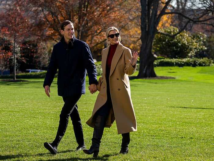 Ivanka Trump and Jared Kushner could be on the move - a College Hunks Hauling Junk truck was just spotted outside their Washington, DC, mansion