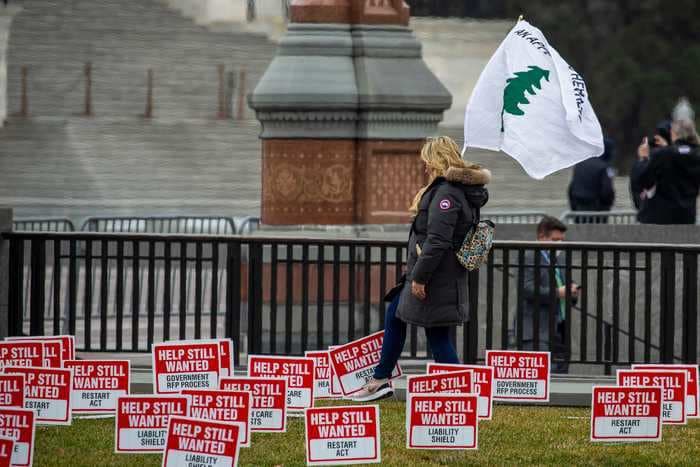 Goldman Sachs is rebranding an event that included 'storm the hill' T-shirts after Trump supporters violently stormed Capitol Hill