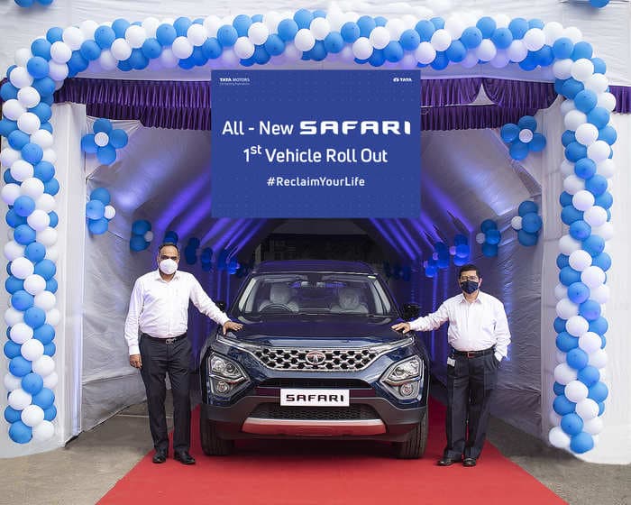 Tata Motors rolls out first 2021 Safari SUV as production begins at Pune plant