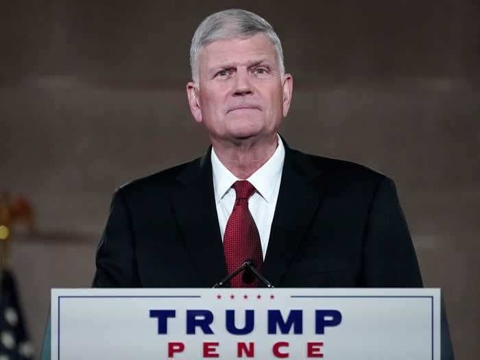 Christian evangelist, Franklin Graham, slams Republicans for taking '30 pieces of silver' from Nancy Pelosi in Trump impeachment 'betrayal'