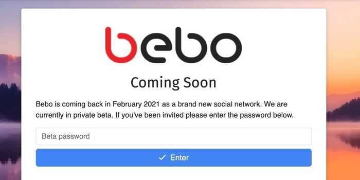 Bebo is making a comeback in February as a 'brand new social network,' 16 years after it first launched