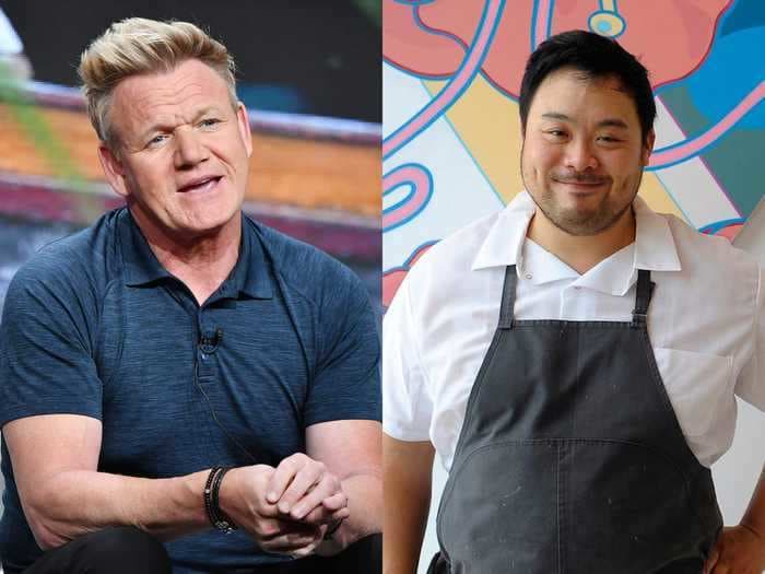 David Chang is obsessed with microwaves, but Gordon Ramsay thinks they're 'for lazy cooks'