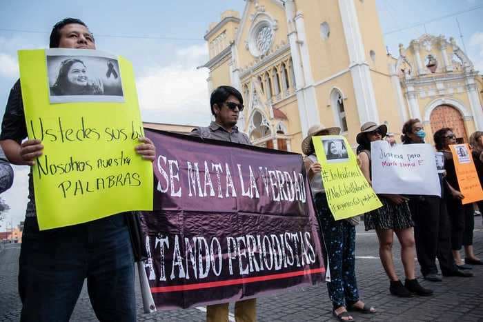 A Mexican reporter was shot at least 3 times while getting into her car in 2020, a grim reminder of the dangers the press faces worldwide