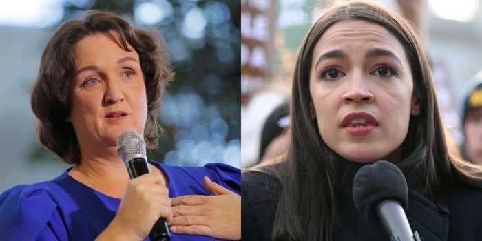 Rep. Katie Porter recalls Alexandria Ocasio-Cortez hiding in her office during the Capitol siege and saying, 'I hope I don't die today'