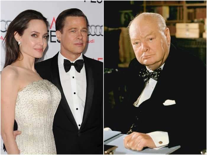Angelina Jolie is selling a multimillion-dollar Winston Churchill painting that was given to her by Brad Pitt