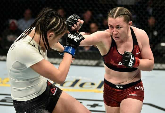 UFC fighter Molly McCann is tempted to challenge ESPN star Stephen A. Smith to a fist-fight in a parking lot