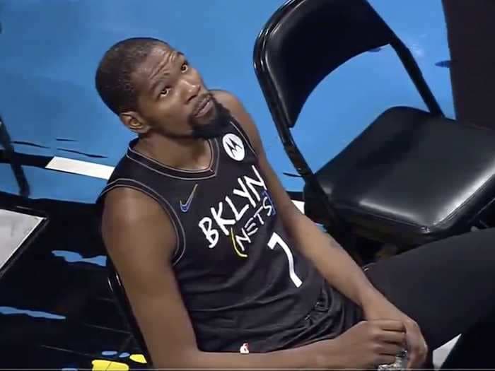 Kevin Durant was visibly angry after getting pulled off the court mid-game in confusing 'health and safety protocol'