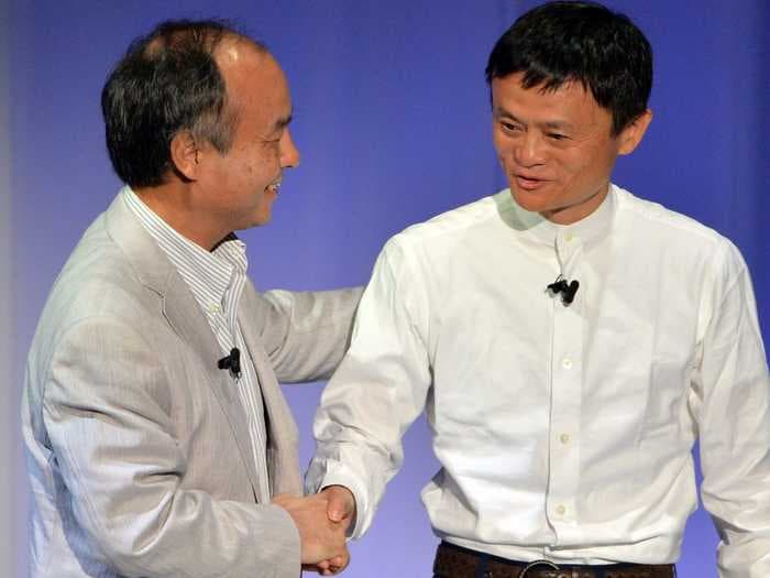 Softbank CEO Masayoshi Son says he and Alibaba's Jack Ma send each other drawings to keep in touch