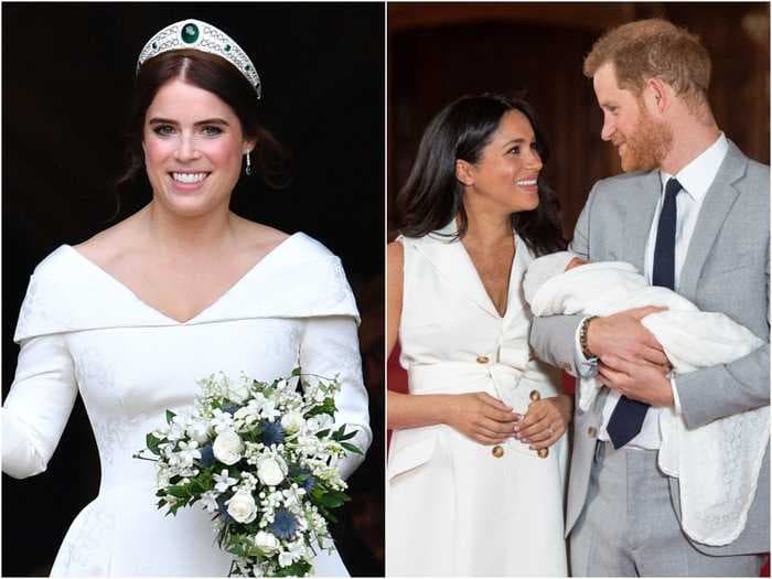 How Princess Eugenie followed in Meghan Markle's footsteps after the birth of her son