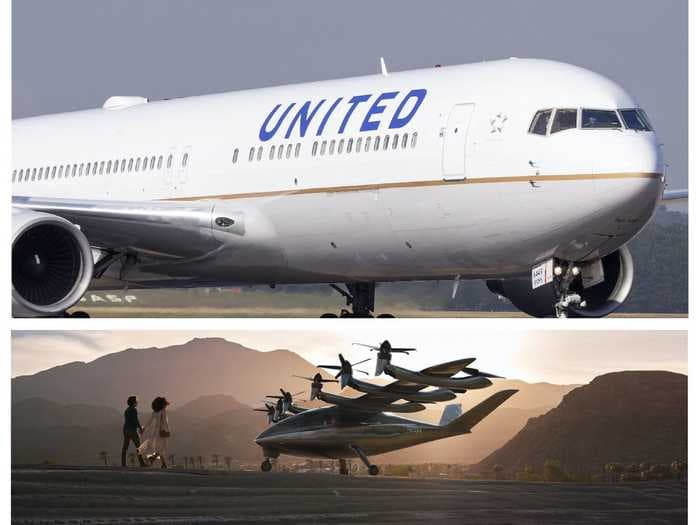 United just ordered $1 billion worth of eVTOLs from a startup that aims to launch intra-city passenger flights in 2024