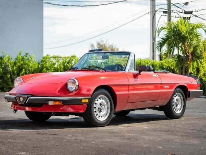 Lady Gaga's vintage Alfa Romeo convertible is up for auction online - tour the listing before it's gone