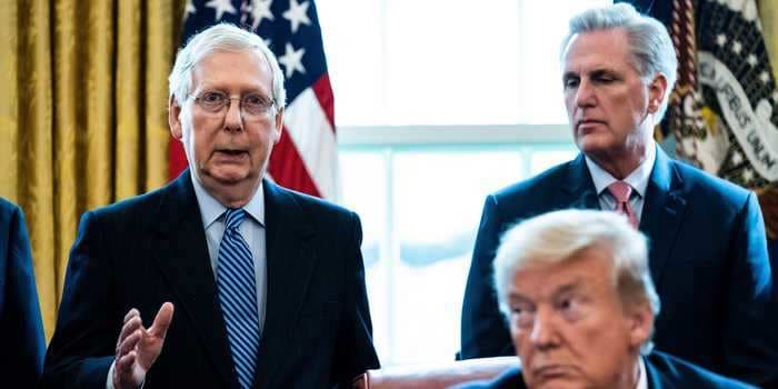 Trump attacks his former ally Mitch McConnell as a 'dour, sullen, unsmiling political hack'