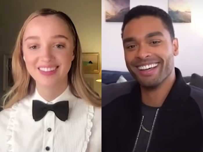 'Bridgerton' star Phoebe Dynevor says she was 'expected to dress up' for Zoom interviews while her male costars would wear 'whatever they wanted'