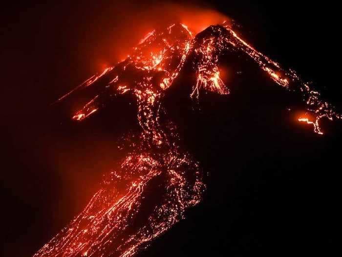 Incredible photos show the dramatic eruption of Mount Etna, Europe's most active volcano