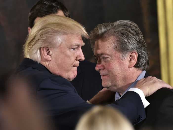 Steve Bannon believed Trump had dementia and plotted to remove him as president, according to new book