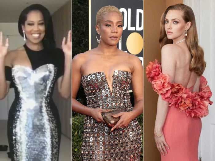 The best-dressed celebrities at the 2021 Golden Globes