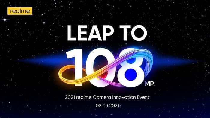 Realme unveils 108MP sensor that will be used on the Realme 8 series