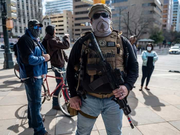 Washington DC and state capitals are bracing for violence at March 4 protests with razor wire, fencing and visible uniformed security